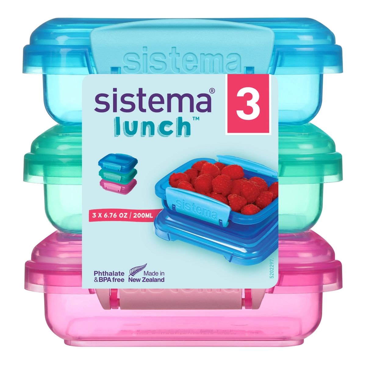 Sistema lunch 200 ml. 3 pak