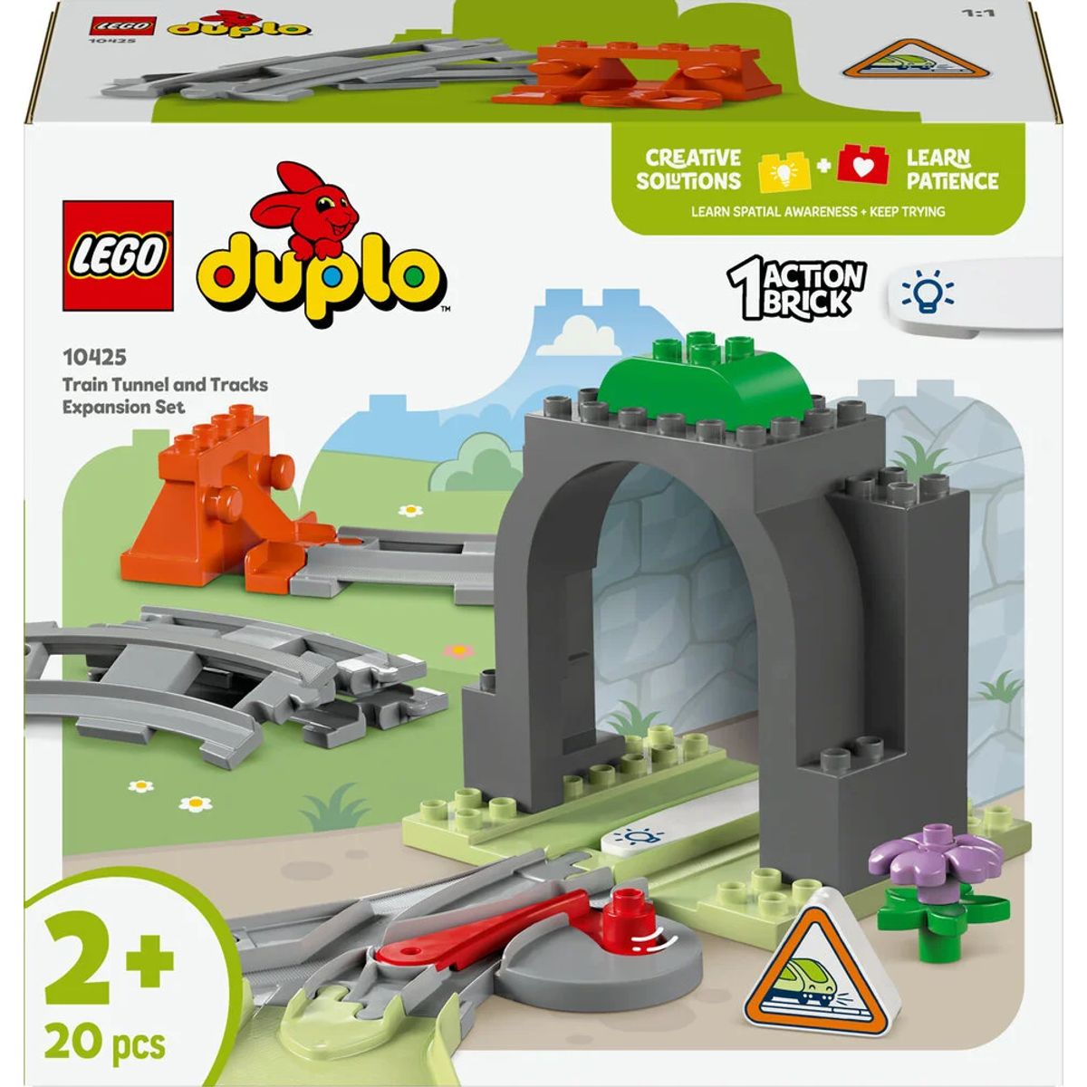 10425 LEGO DUPLO Town Togtunnel og spor udvidelsessæt