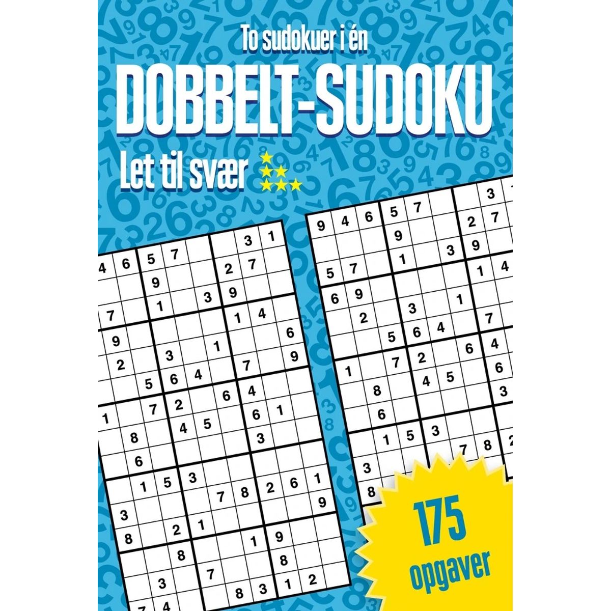 Dobbelt-sudoku : To sudokuer i én