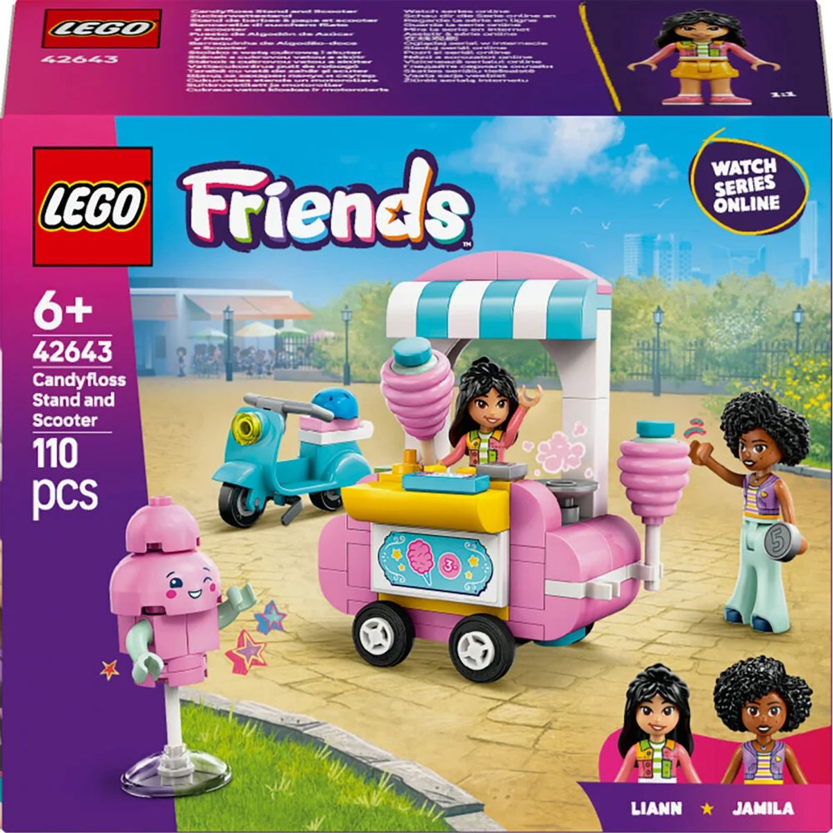 42643 LEGO Friends Candyfloss-bod og scooter