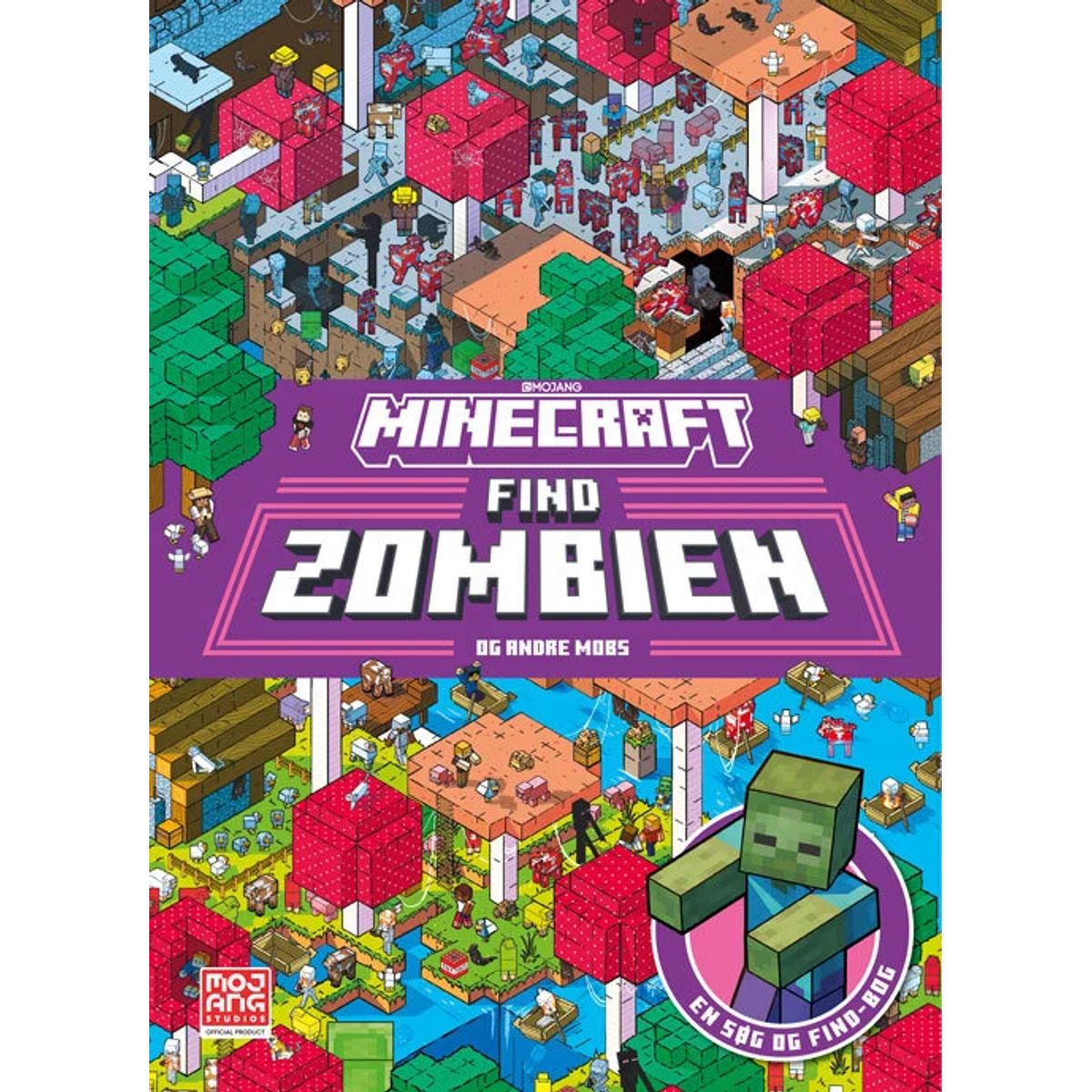 Minecraft - Find zombien (en søg og find-bog)