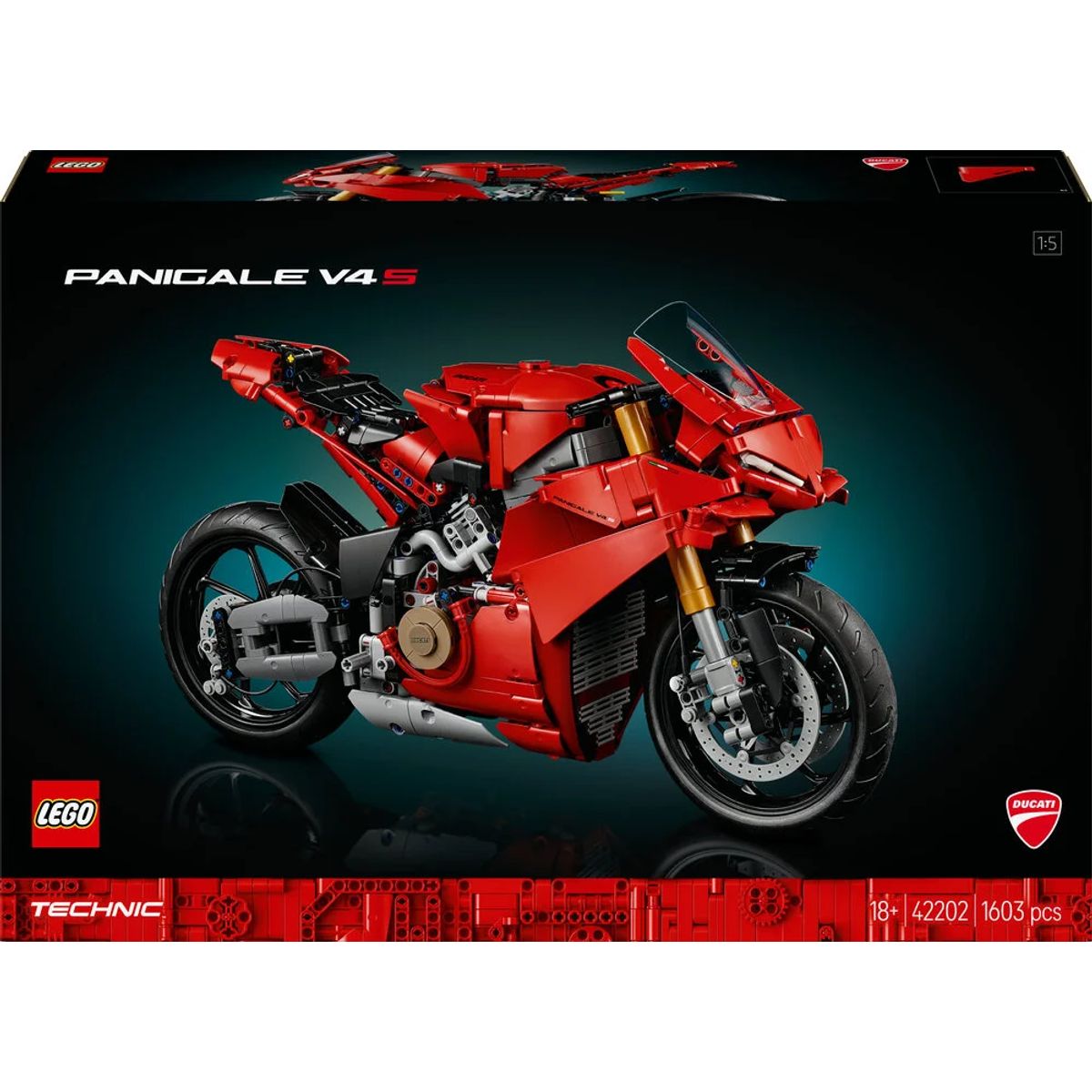 42202 LEGO Technic Ducati Panigale V4 S-motorcykel