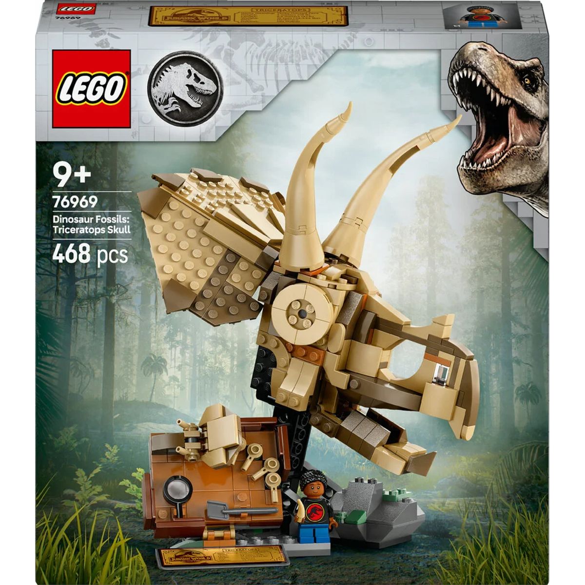 76969 LEGO Jurassic World Dinosaurfossiler: Triceratops-kranium