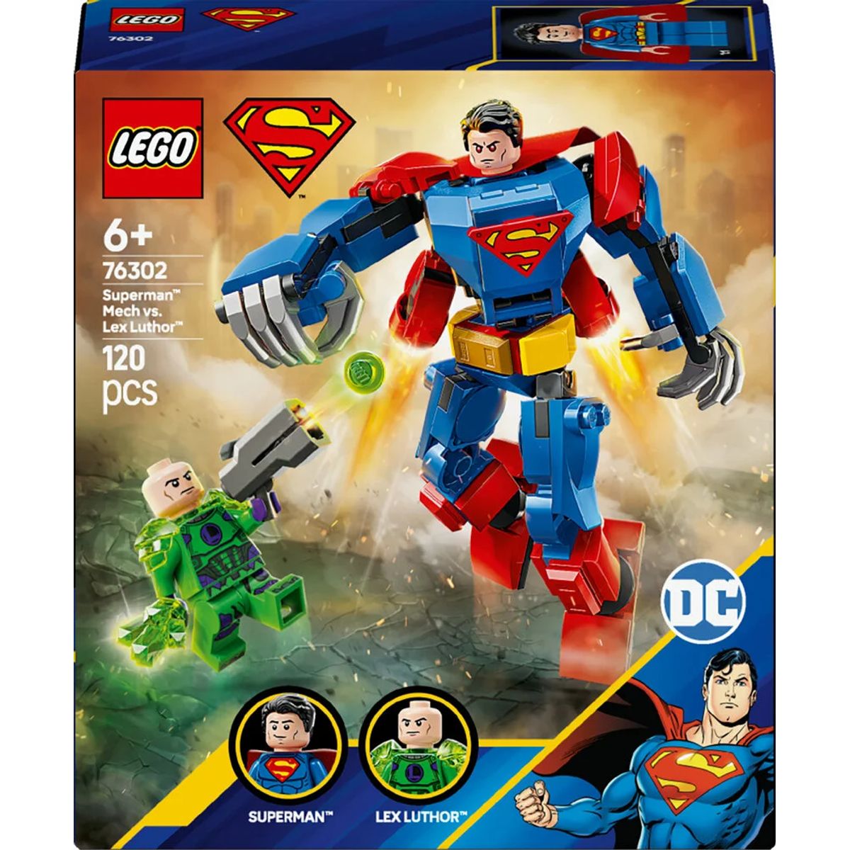 76302 LEGO Super Heroes DC Superman-mech mod Lex Luthor