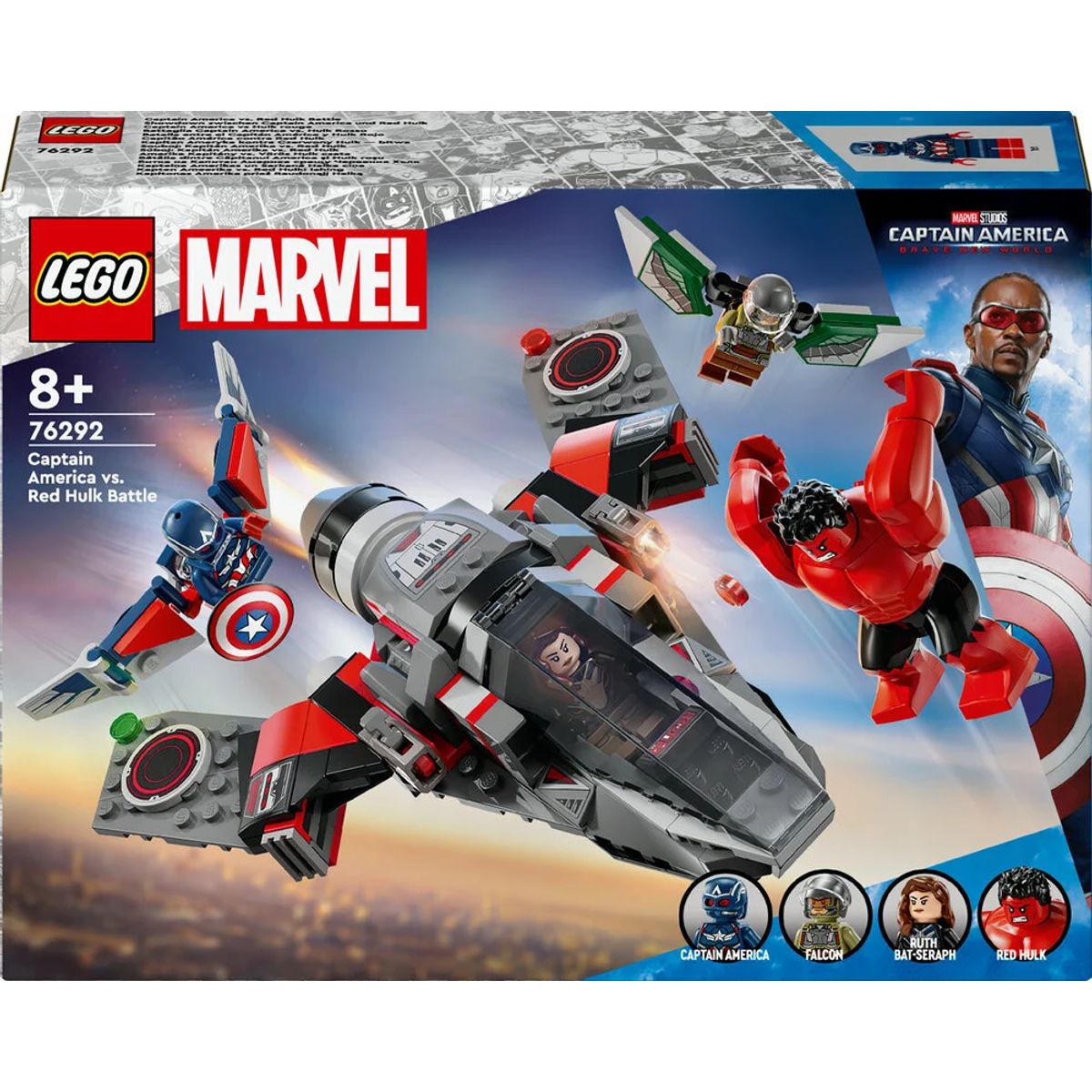 76292 LEGO Super Heroes Marvel Captain America mod Red Hulk