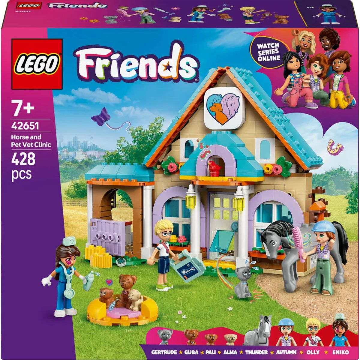 42651 LEGO Friends Dyrlægeklinik for heste og kæledyr