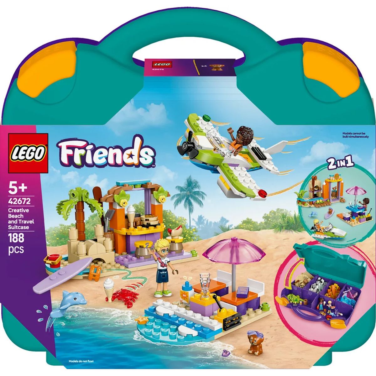 42672 LEGO Friends Kreativ strand- og rejsekuffert