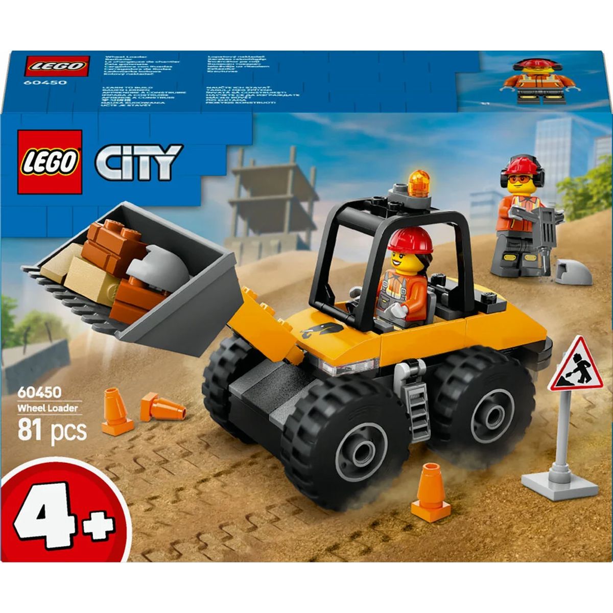 60450 LEGO City Great Vehicles Gul gummiged