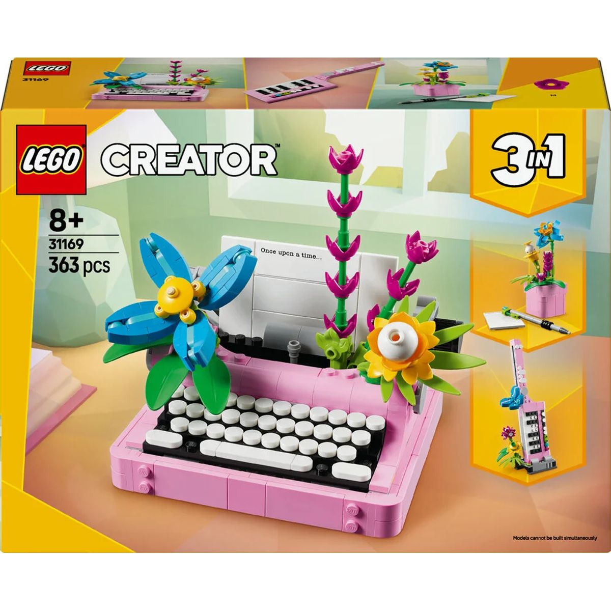 31169 LEGO Creator Skrivemaskine med blomster