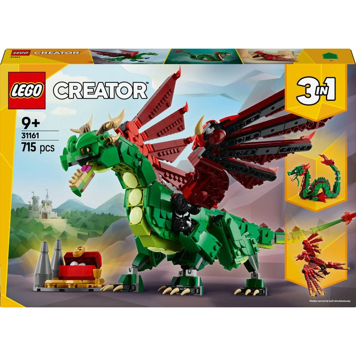 31161 LEGO Creator Middelalder-drage