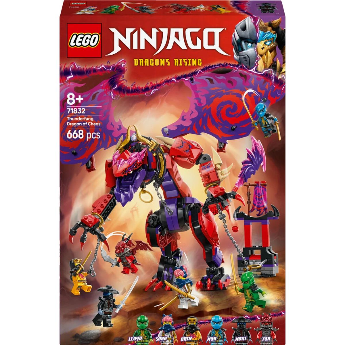 71832 LEGO Ninjago Kaosdragen Thunderfang