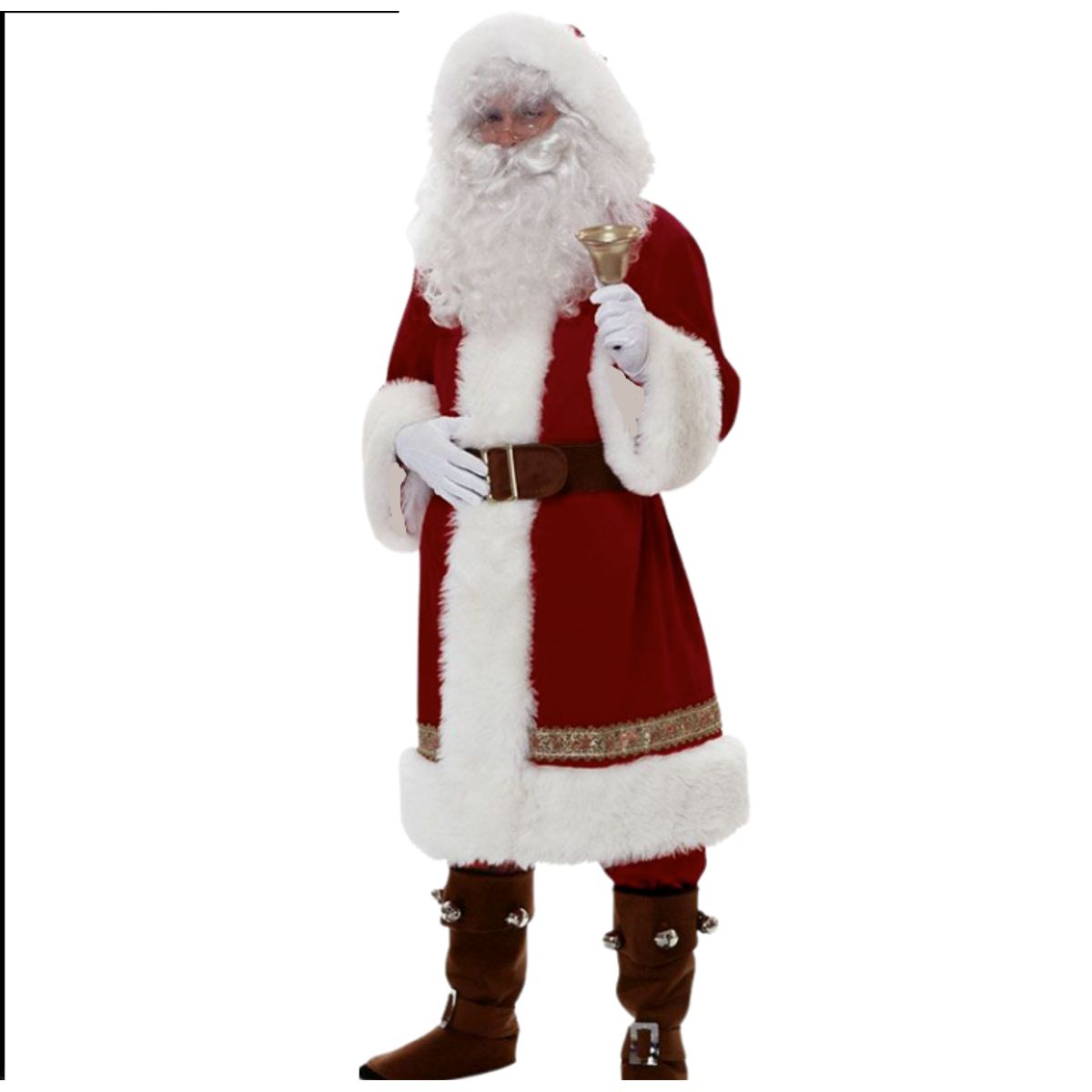 Originalt Sankt Nikolaus Julemandskostume - biskop - 7 dele