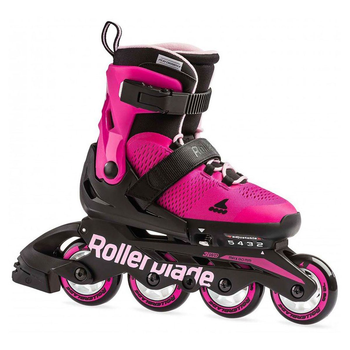 Rollerblade Microblade Justérbar Børne Rulleskøjte Pink Bubblegum