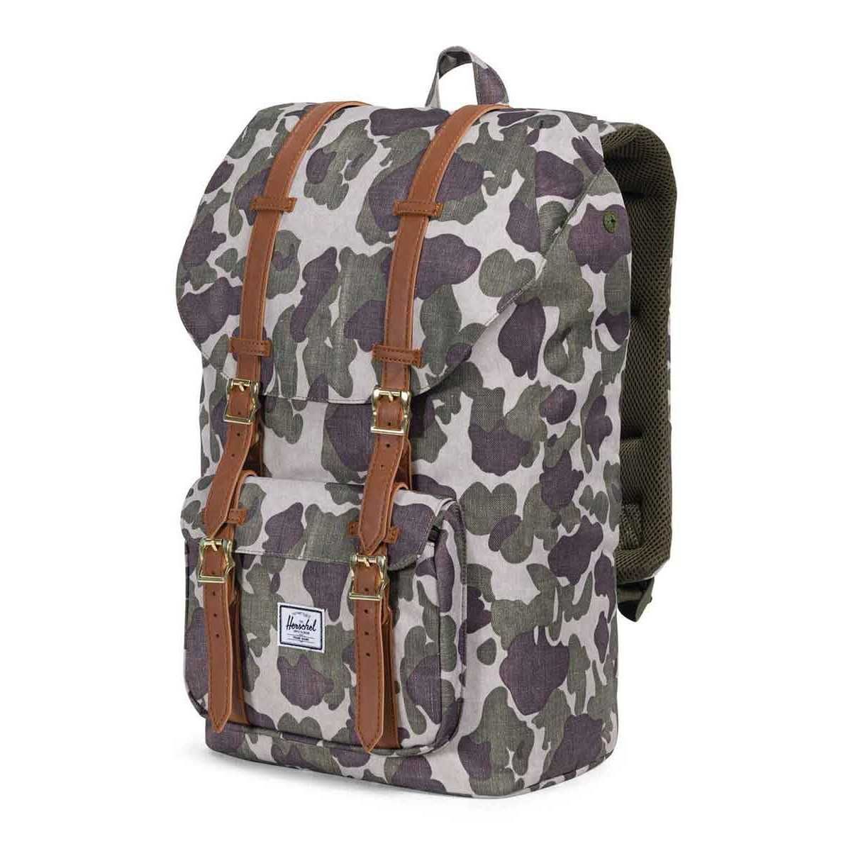 Herschel Little America Rygsæk Frog Camo 25L