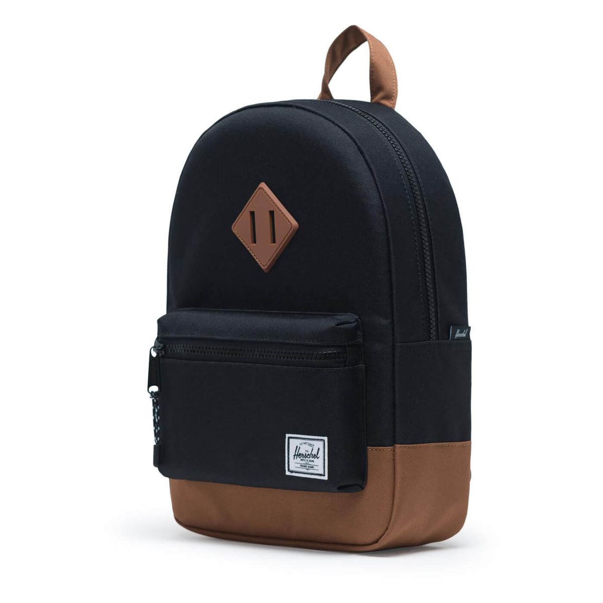 Herschel Heritage Rygsæk Youth Black/Saddle Brown 9L