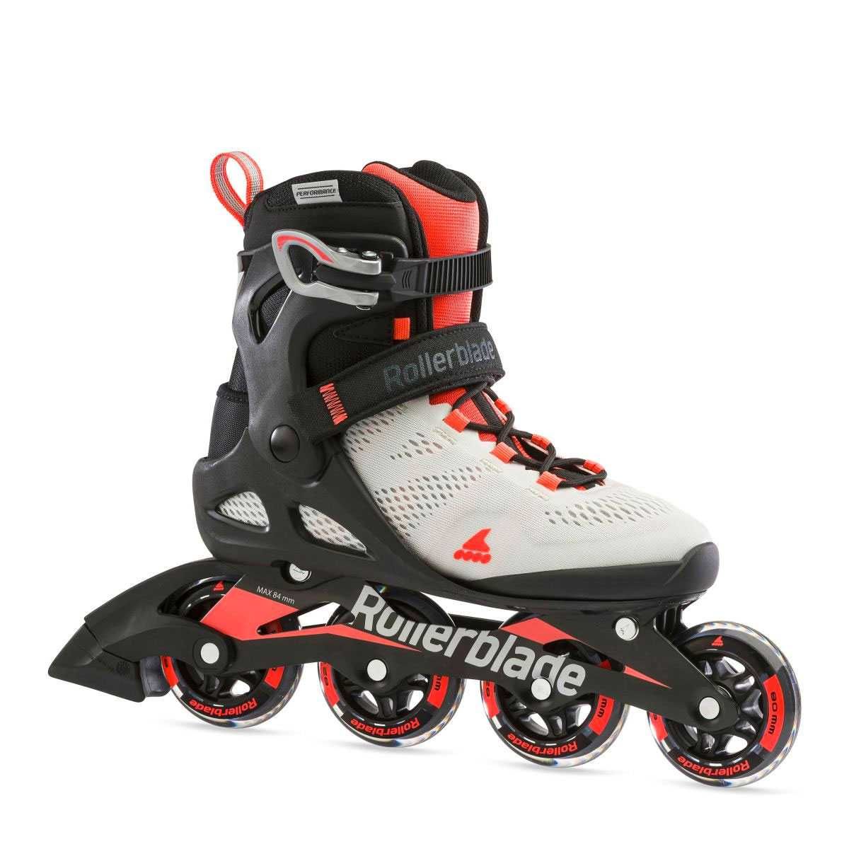 Rollerblade Macroblade 80 W Inliner Rulleskøjte Glacier Grey/Coral