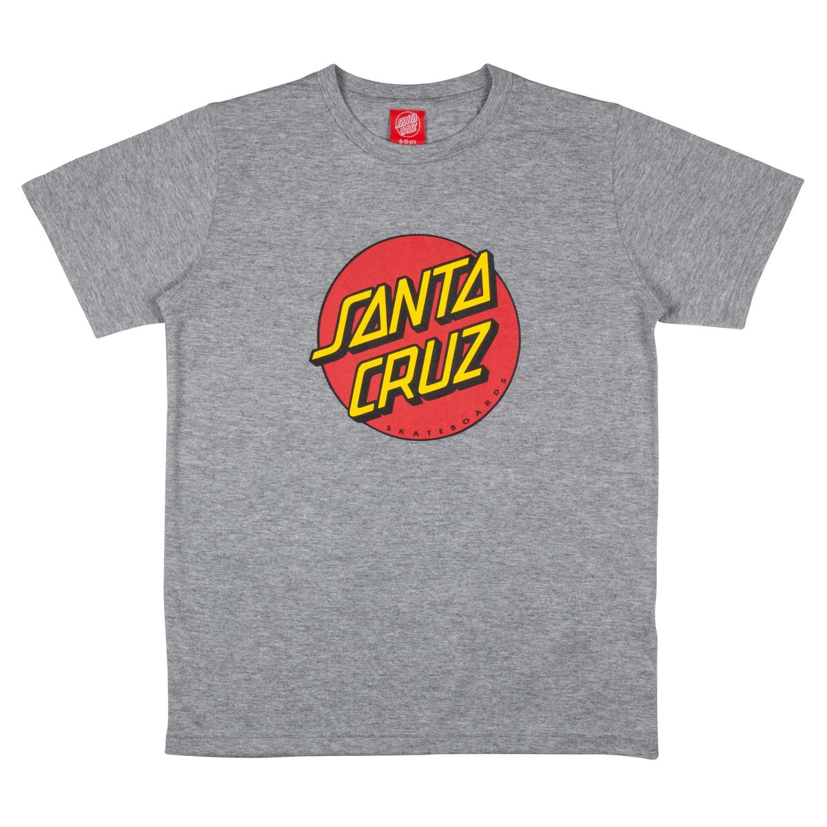 Santa Cruz Youth T-shirt Classic Dot Grå