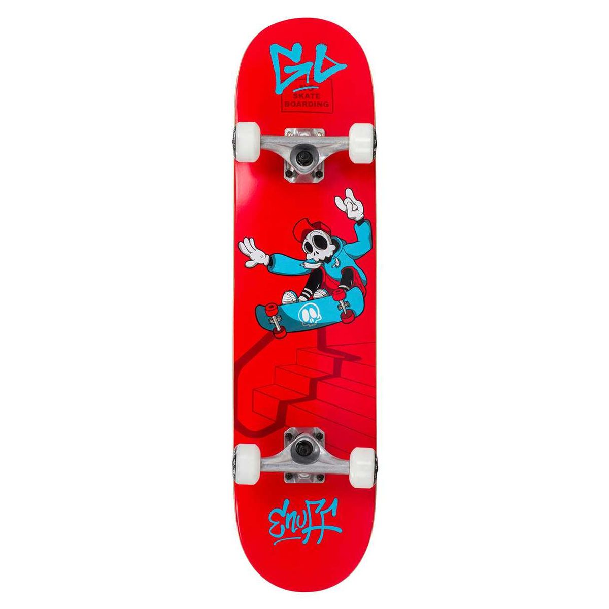 Enuff Skully Red Skateboard 7.2 x 29.5