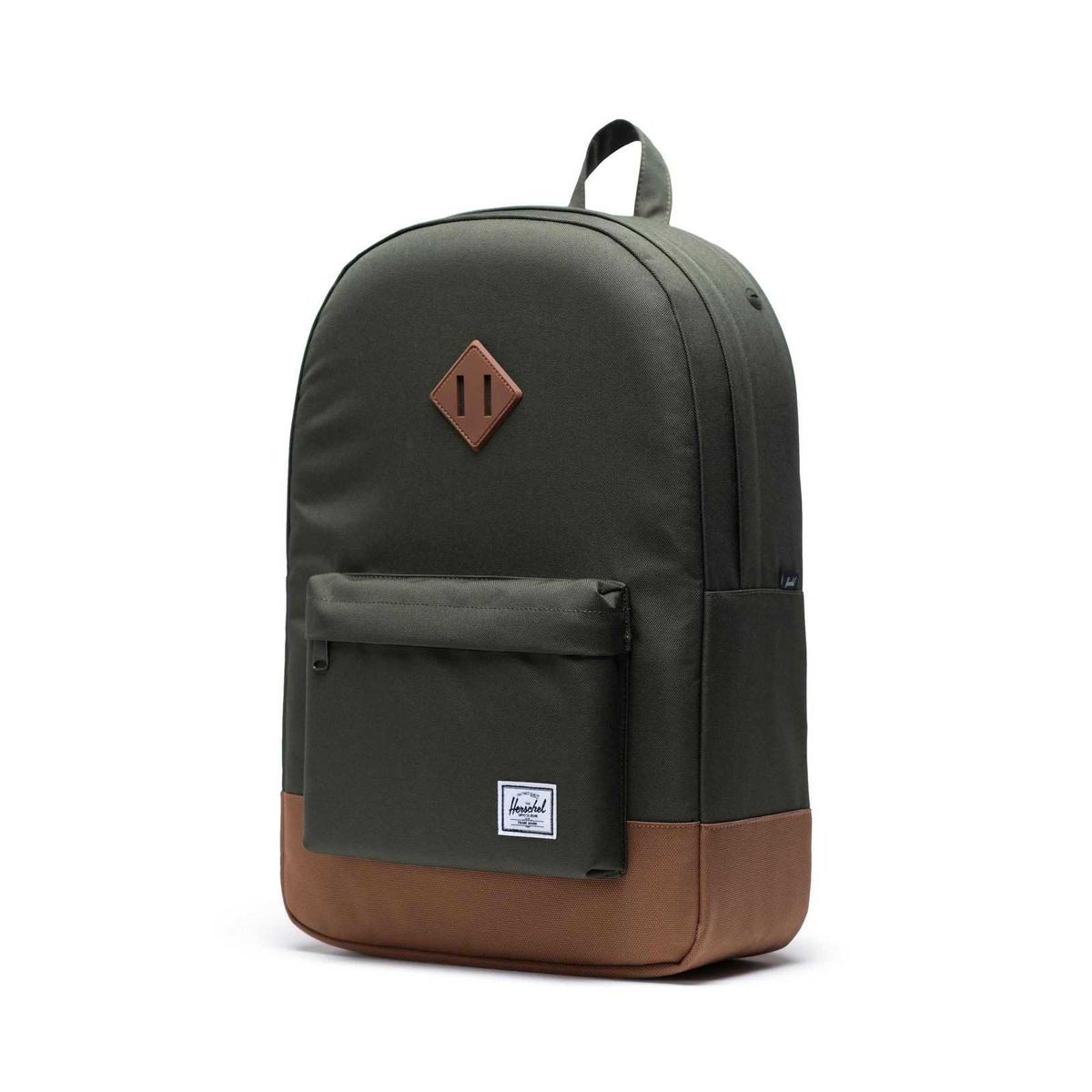 Herschel Heritage Rygsæk Dark OliveSaddle Brown 21,5L