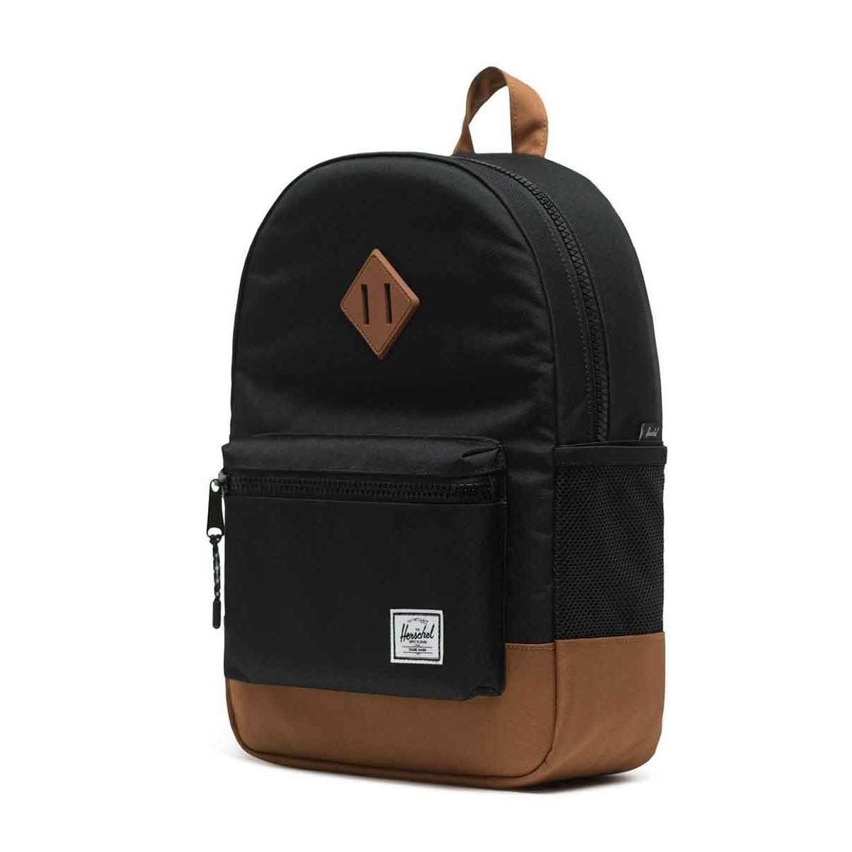 Herschel Heritage Rygsæk Youth Black Sadle Brown 16L