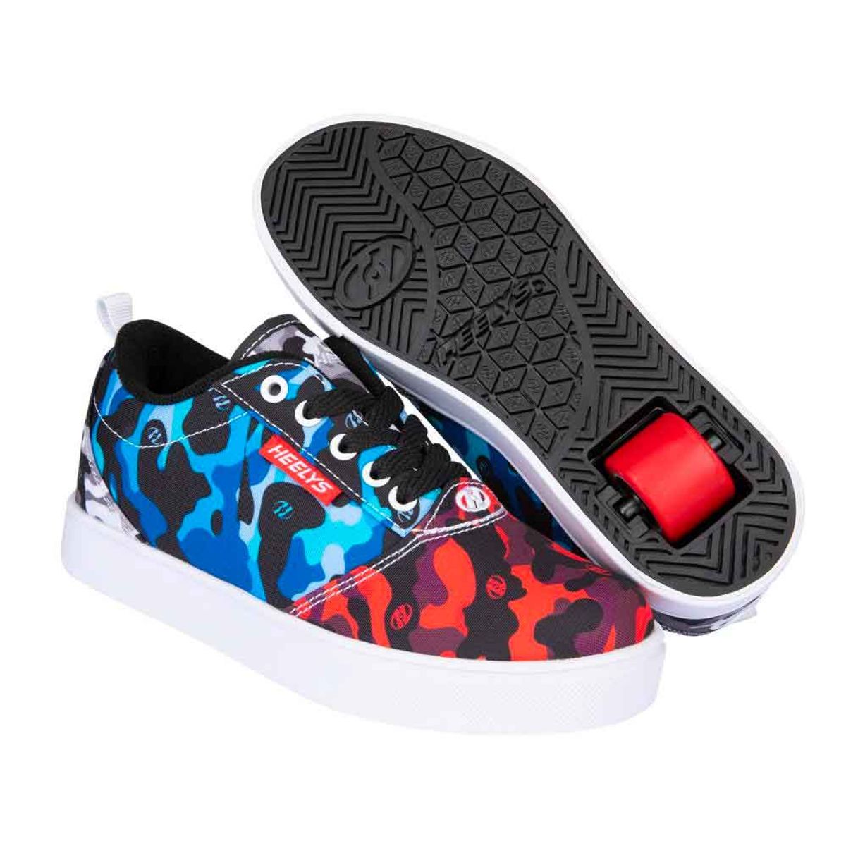 Heelys Pro 20 Rullesko Prints Blue/Red Camo