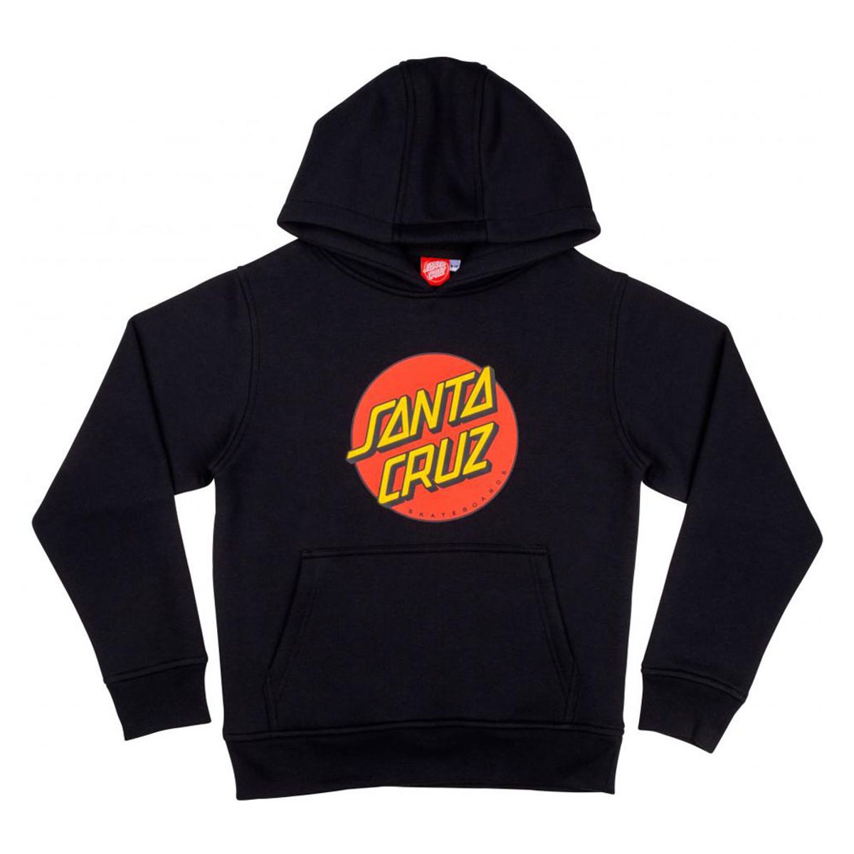 Santa Cruz Youth Classic Dot Hood 8020 Black