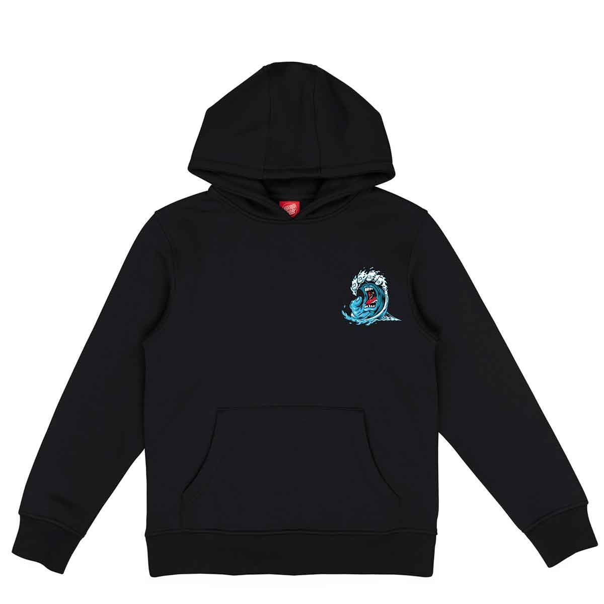 Santa Cruz Youth Screaming Wave Hood Black