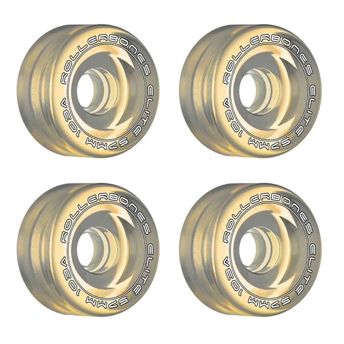 Rollerbones Elite Clear Wheel 57x30mm 101A x 8 stk