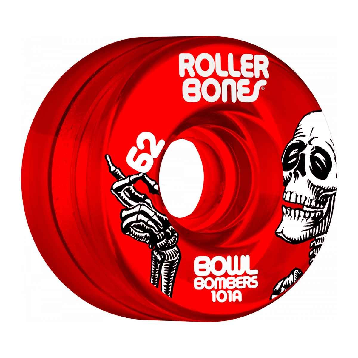 Rollerbones Bowl Bombers Wheel 62 mm 101A Red 8pk