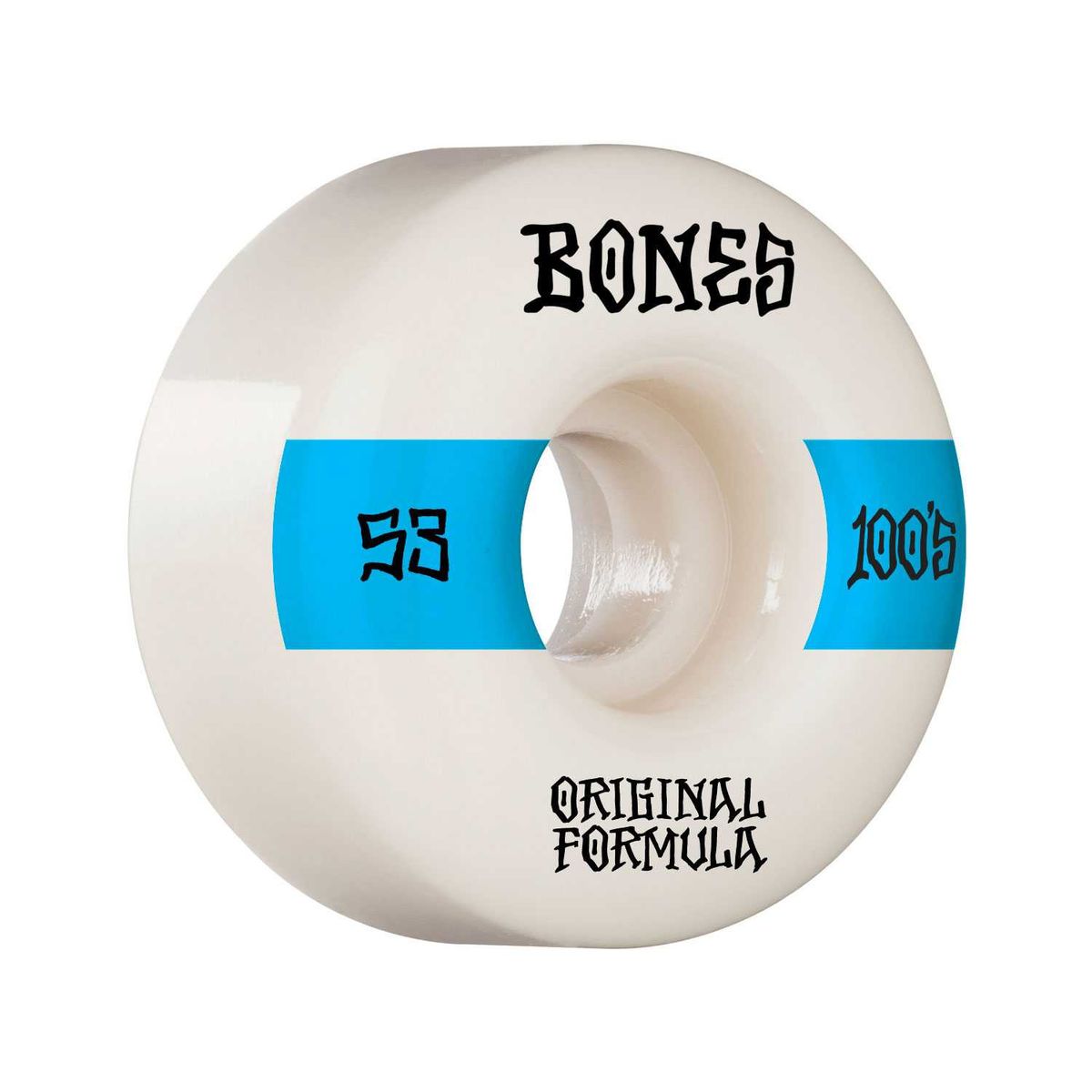 Bones Wheels OG Formula Skateboard Hjul 100 53 Mm V4 Wide 4pk White