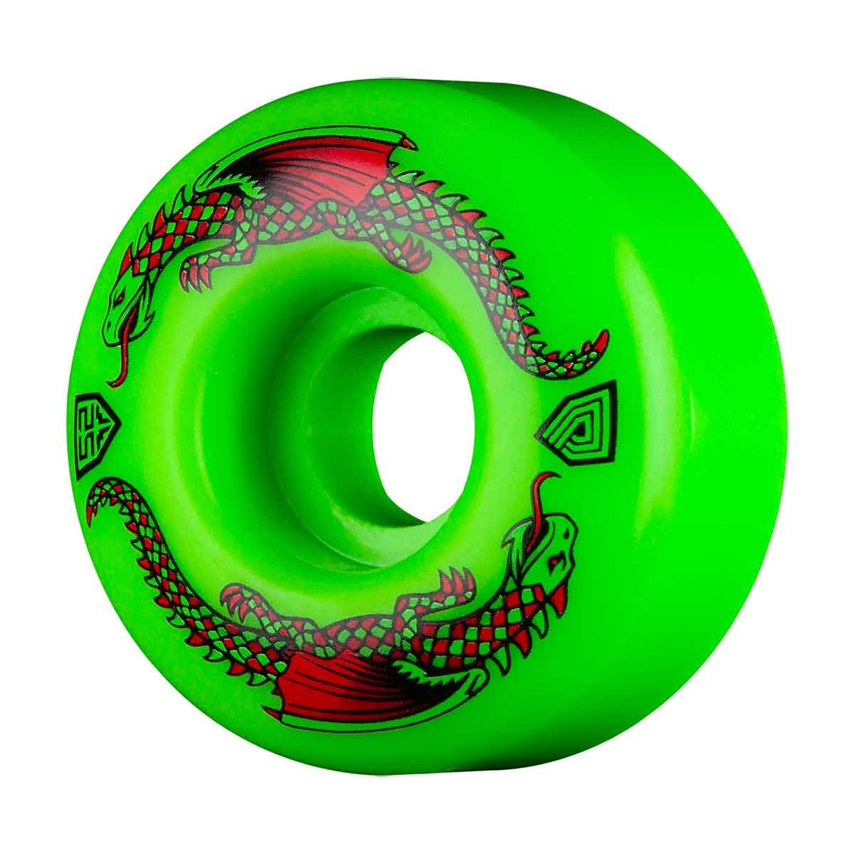 Powell Peralta Dragon Formula Wheels 52mm x 31mm 93A 4pk Green