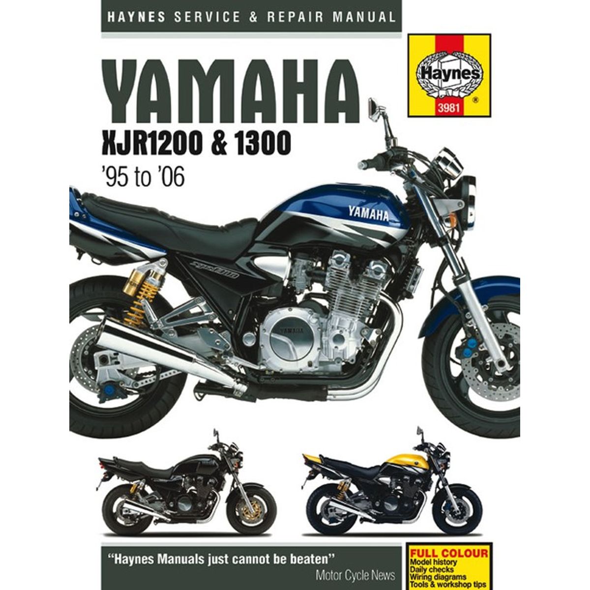 Haynes Service Manual Yamaha XJR1200/1300(95-06)