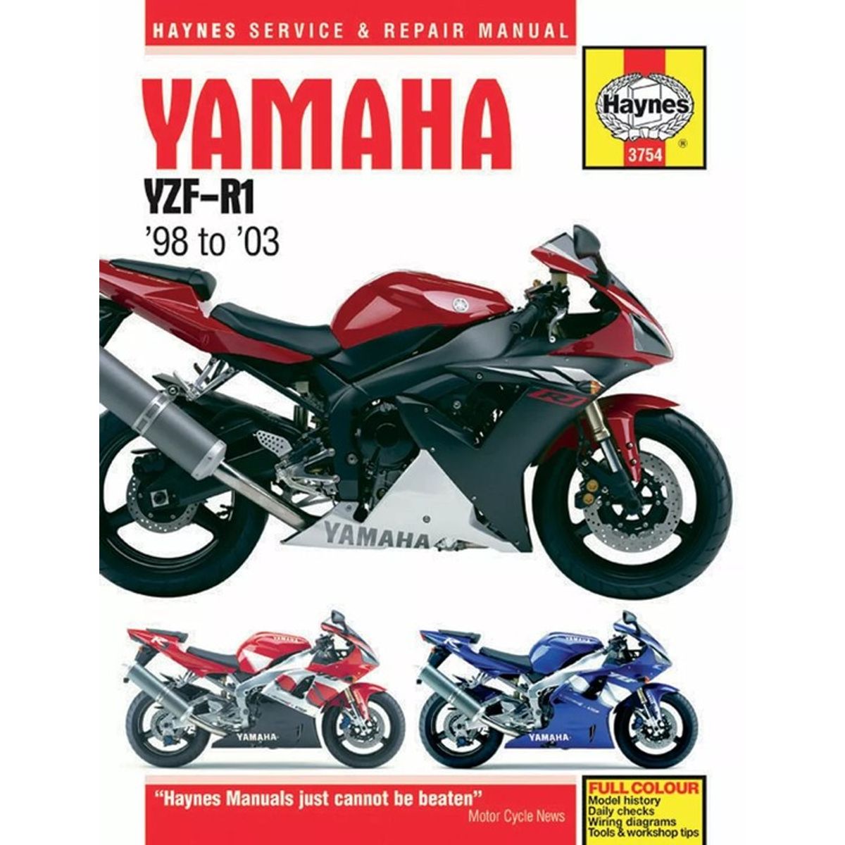 Haynes Service Manual Yamaha YZF-R1(98-03)