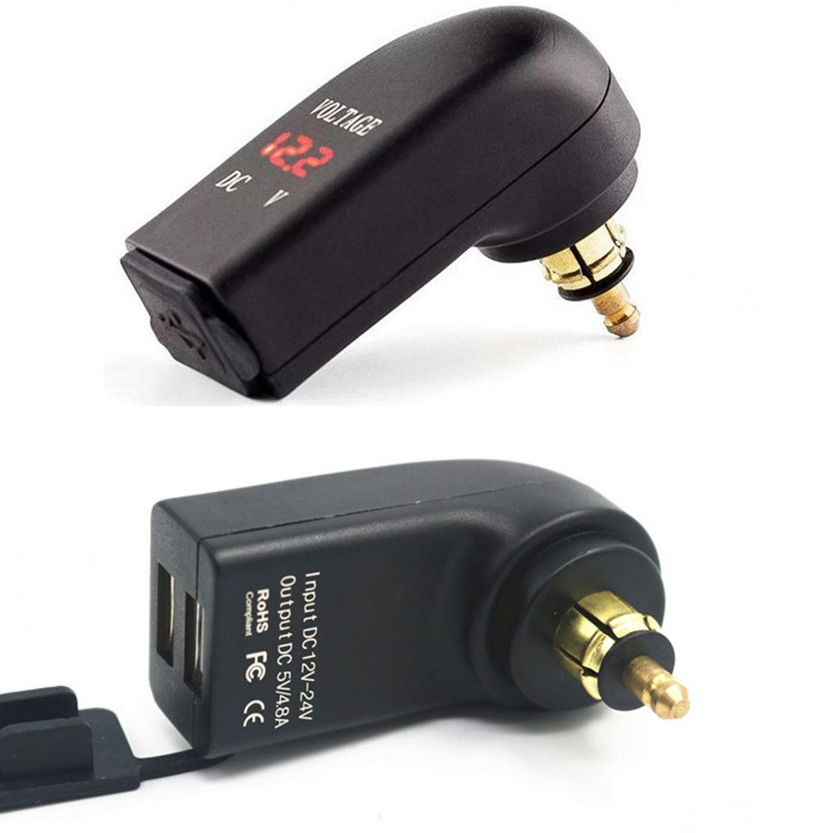 Dobbelt USB-adapter til BMW