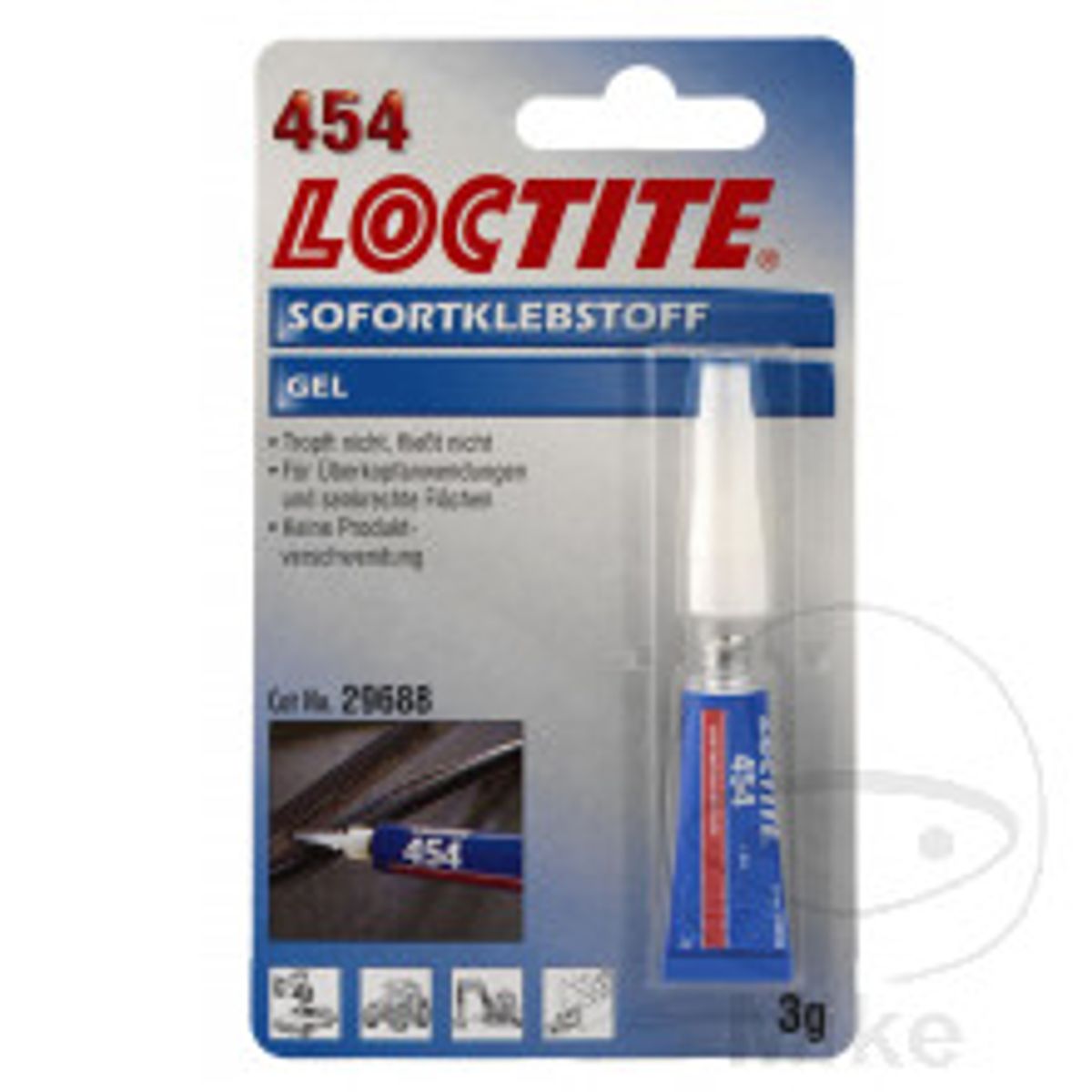 Loctite 454 Sekundlim Gel 3g