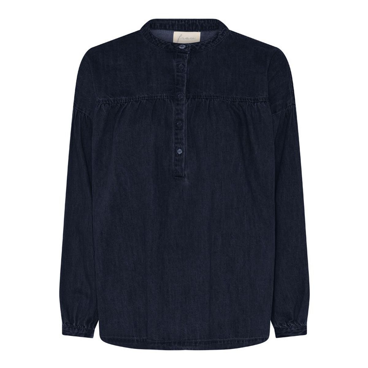 Paris ls Denim Shirt, dark blue denim