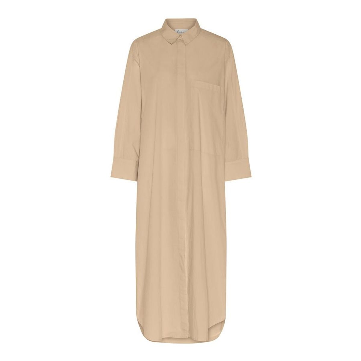 Lyon Long Dress - Coffee Quartz Brown