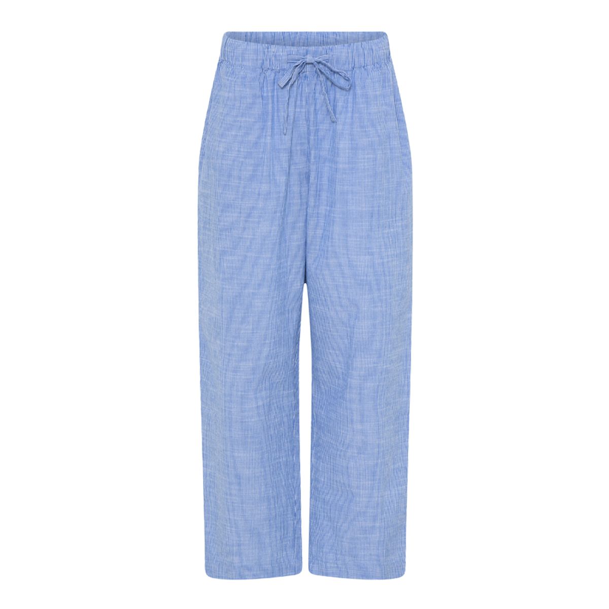 Sydney String Long Pant - Medium blue stripe, M