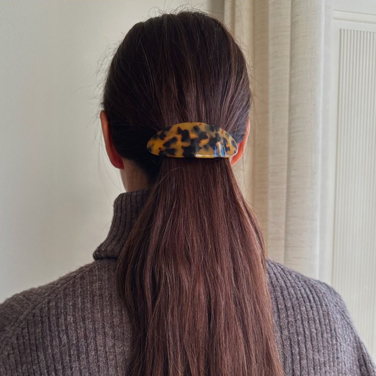 Mie Hair Barrette - Black