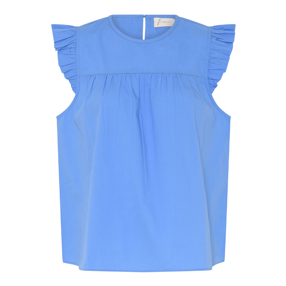 Stockholm sl Top - Medium blue stripe