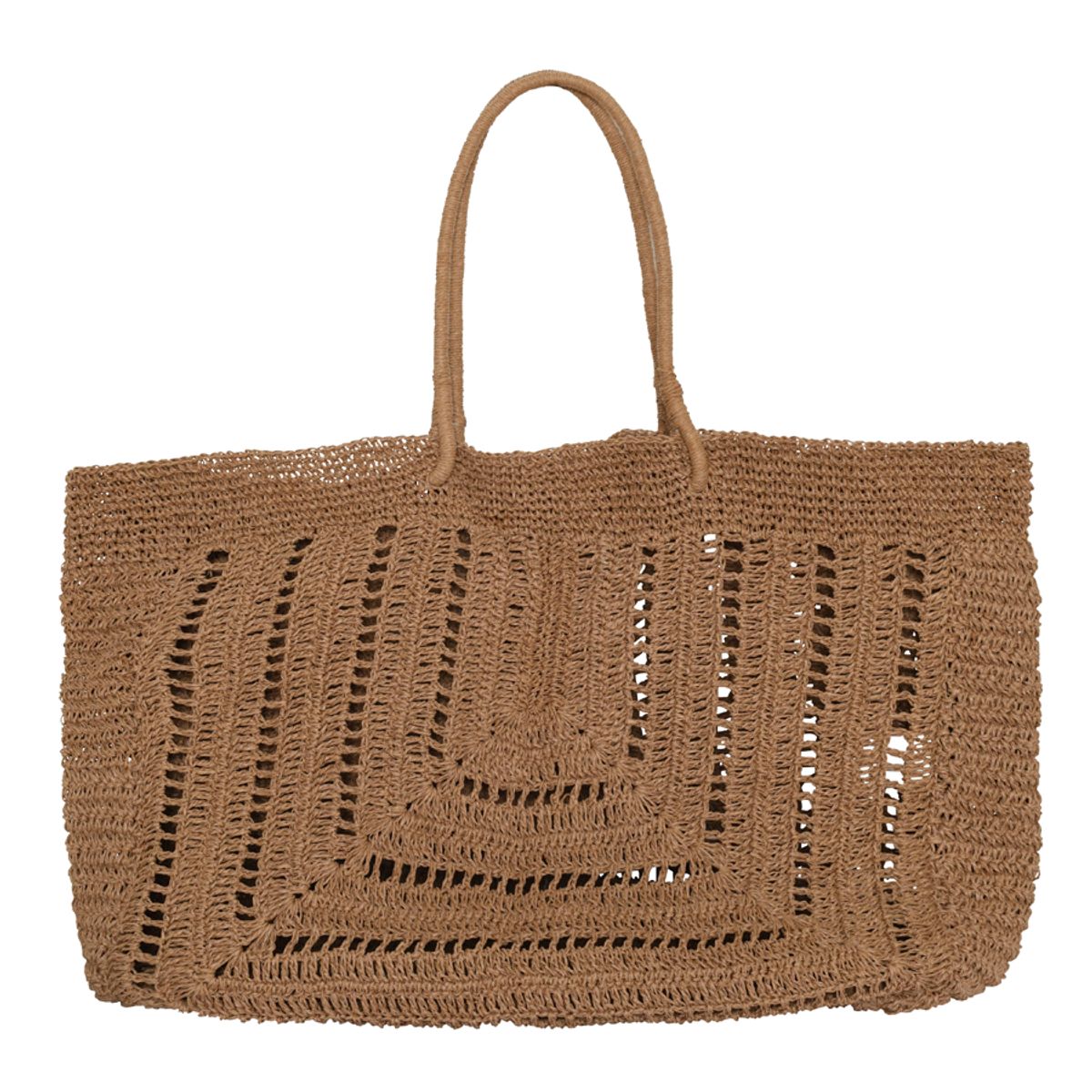 Riga Raffia Bag Large nature brown