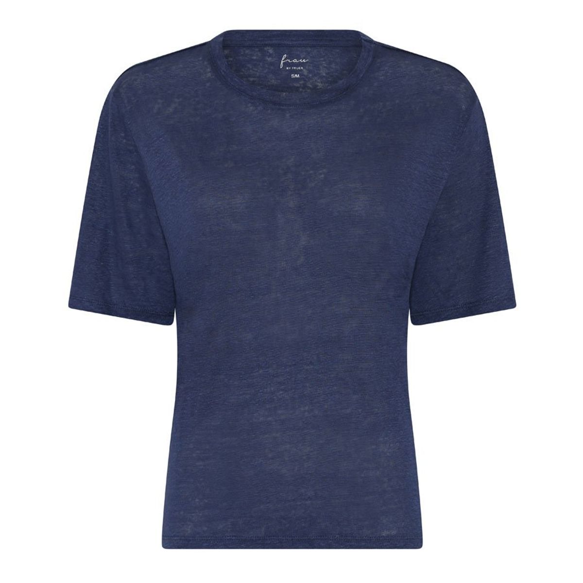 Kingston Linen T-shirt deep cobolt - L/XL