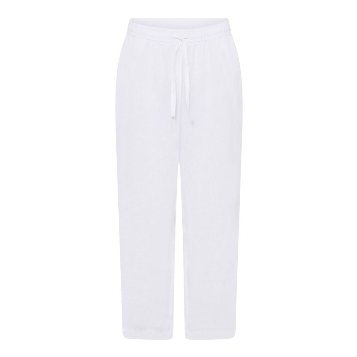 Sydney Linen String Long Pant bright white - XS