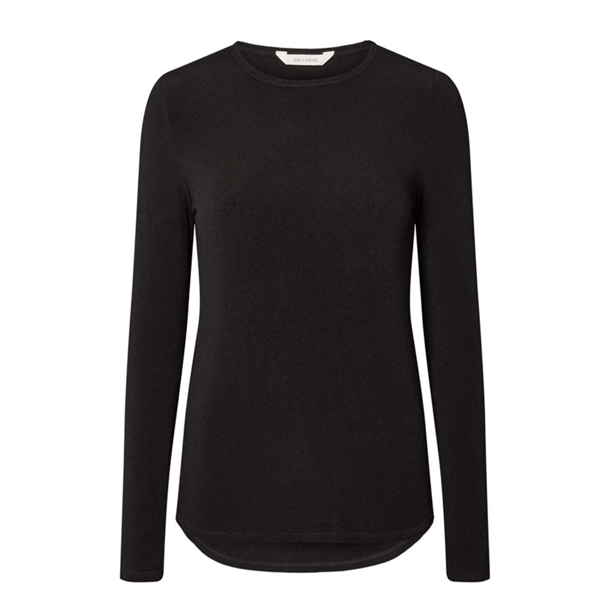 Thyra L/S Wool Top black - L