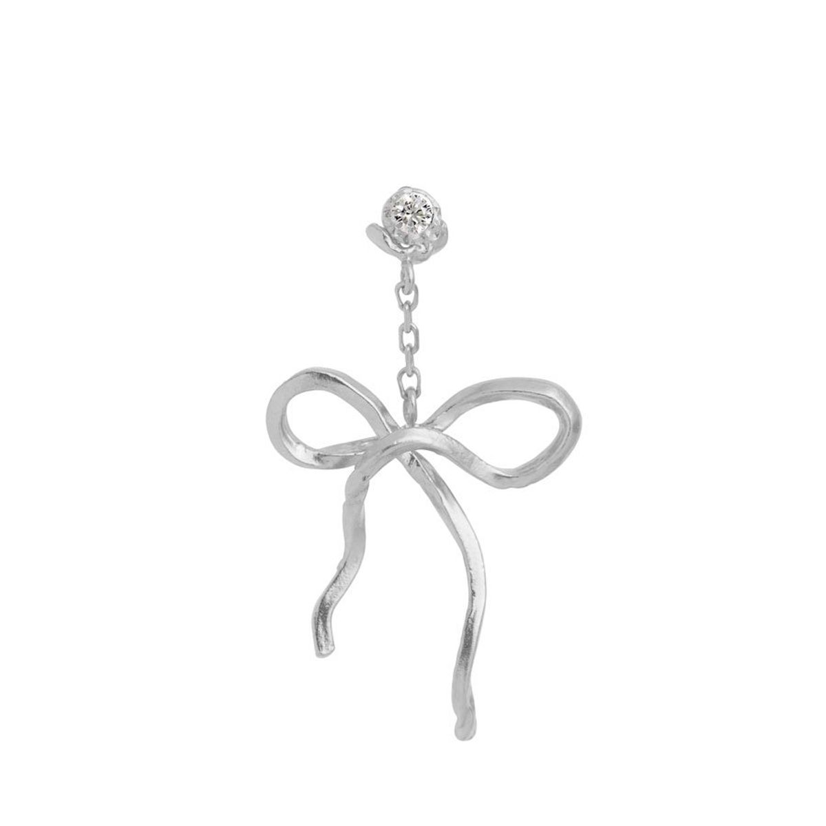 Dangling Flow Bow Earring