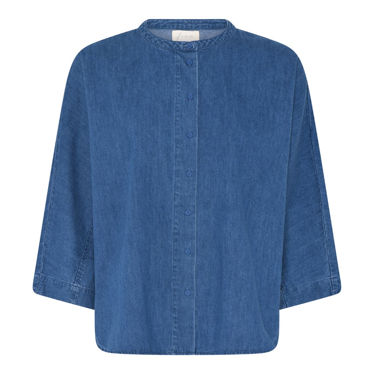 Seoul Short Denim Shirt clear blue