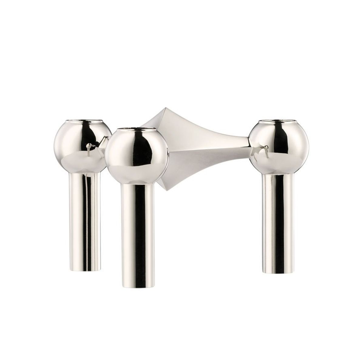 Stoff Nagel Candle Holder chrome