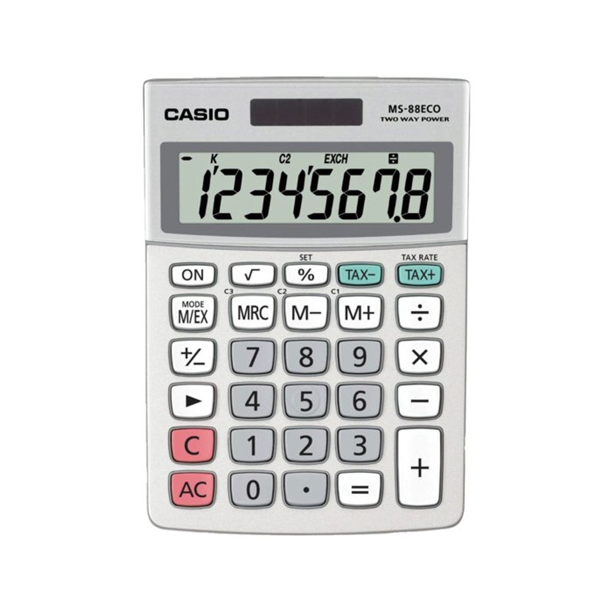 Casio MS88 ECO mapperegner grå