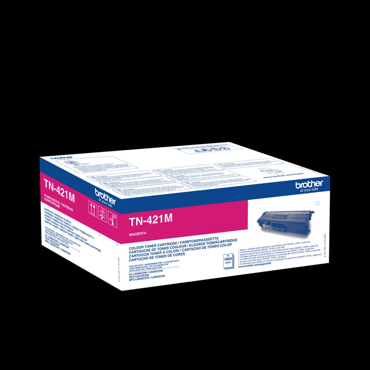 Brother TN-421M Magenta Lasertoner, 1.800 sider