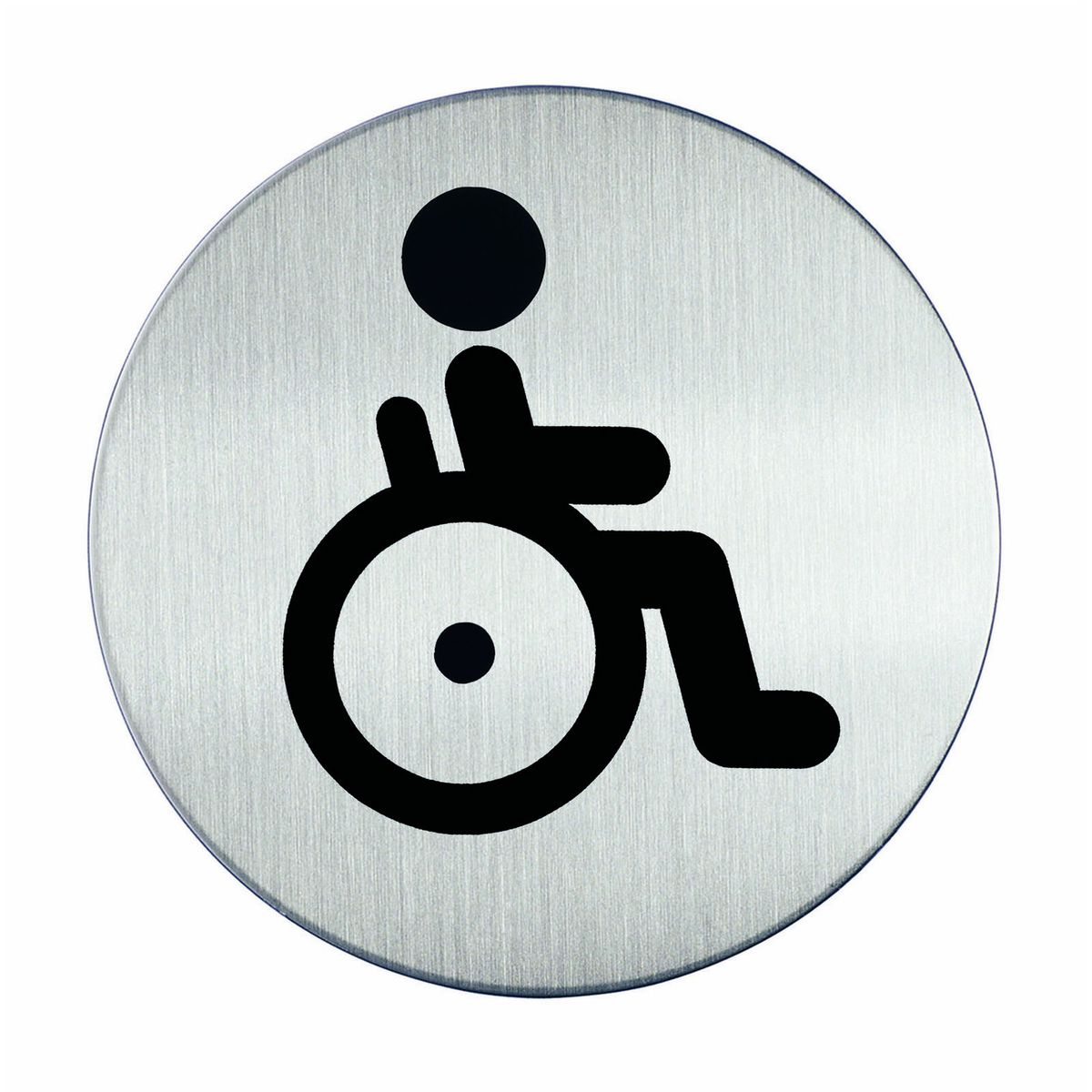 Durable handicaptoilet piktogram Ø83mm